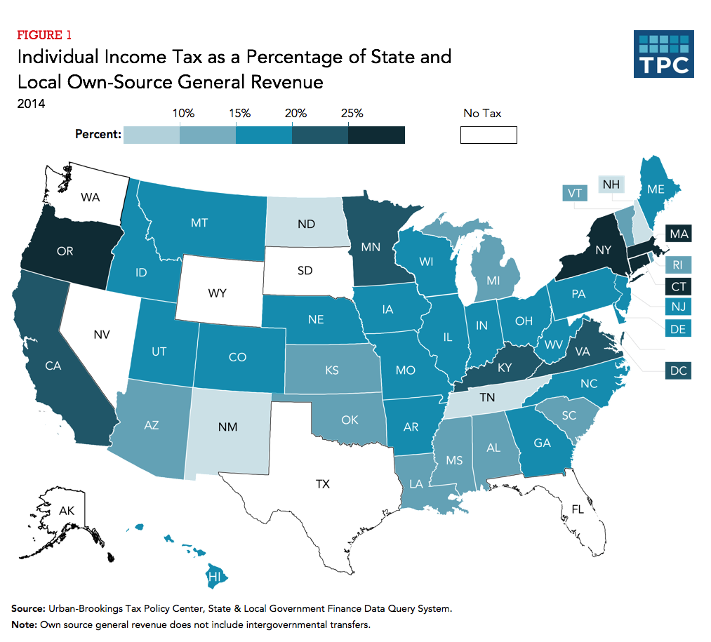 Does state income tax vary by state?