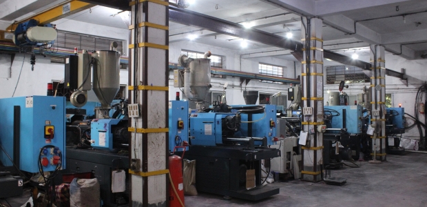 Photo of industrial machinery in a factory
