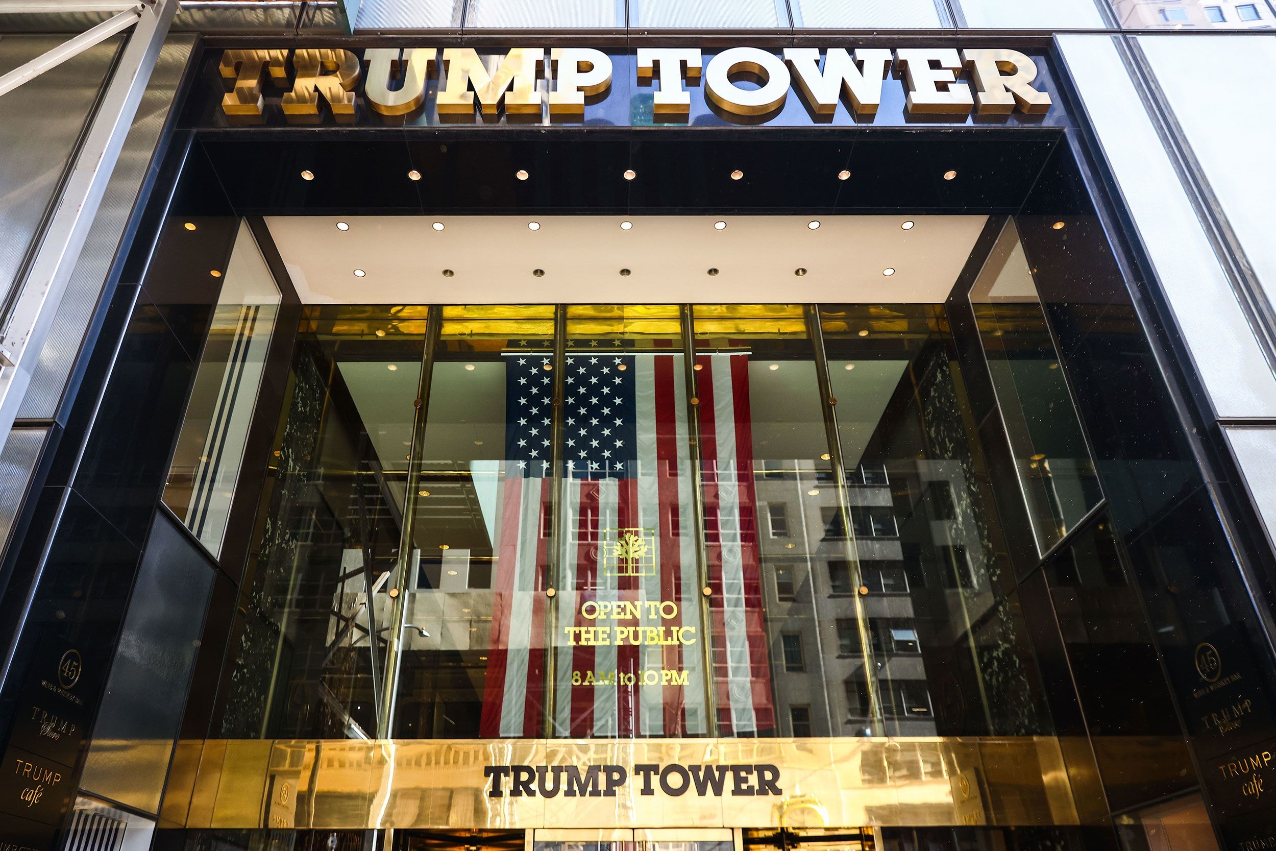 the front of trump tower